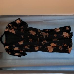 Floral Abercrombie & Fitch wrap mini dress